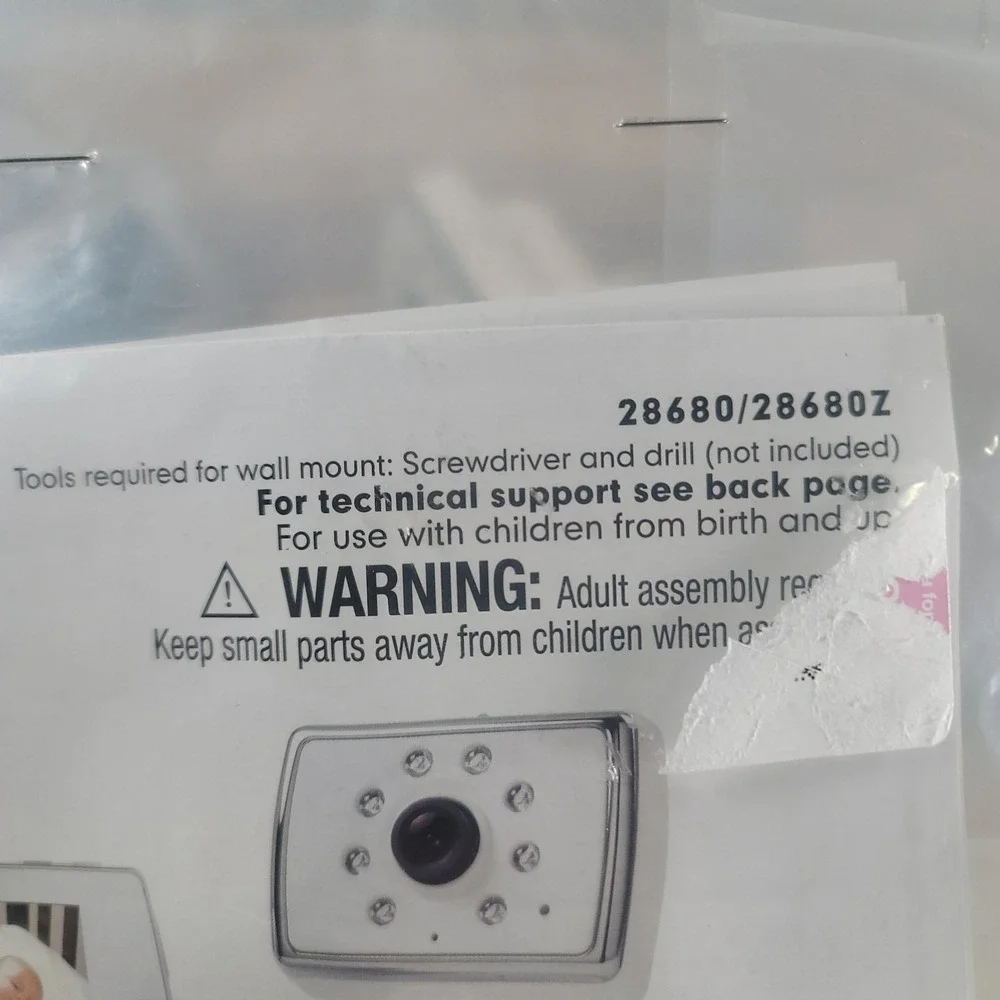 Summer Infant Digital Baby Monitor With Camera 28680Z  w/ Power Adapter Tested